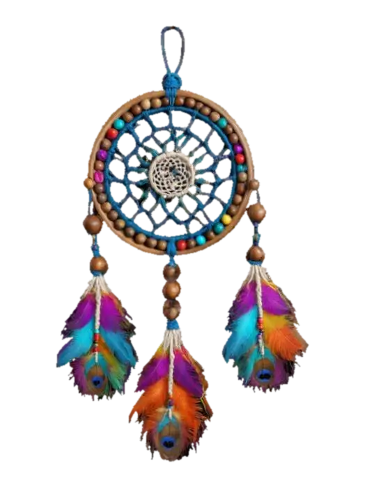 Dreamcatcher - Macrame-3D-modell, genererad av AI