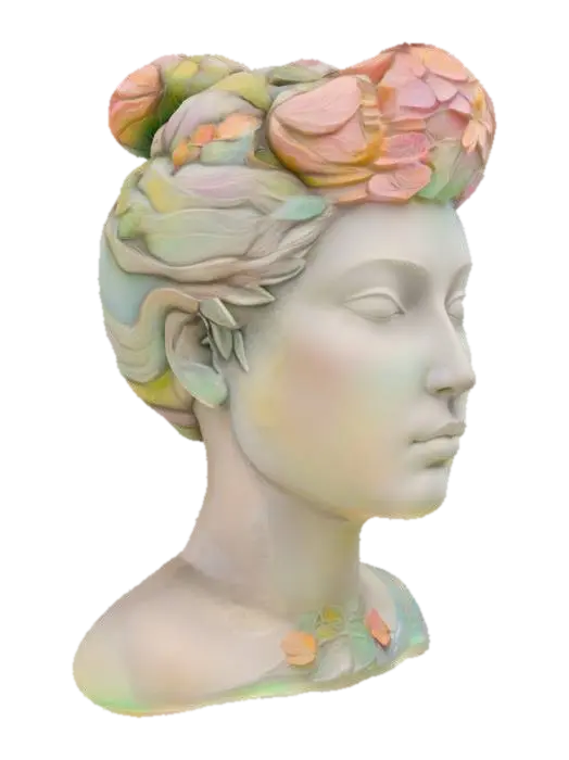 3D model for Geisha Elegance, #SketchTo3D#