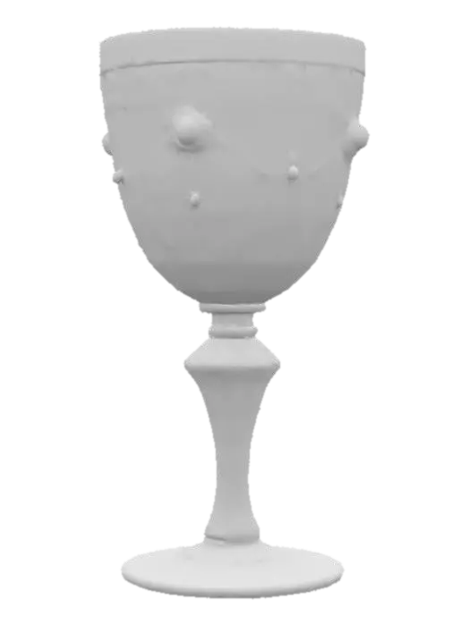 3D model for Ornate glass Victorian goblet, Fantasy, Gemstone, Highly Detailed, Ultra Realistic