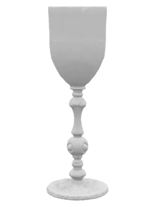 3D model for Ornate glass Victorian goblet, Fantasy, Gemstone, Highly Detailed, Ultra Realistic