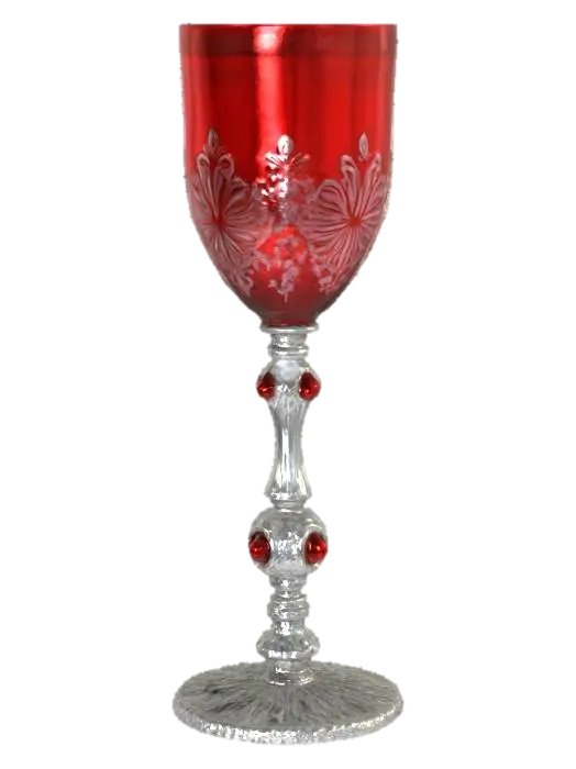 3D model for Ornate glass Victorian goblet, Fantasy, Gemstone, Highly Detailed, Ultra Realistic