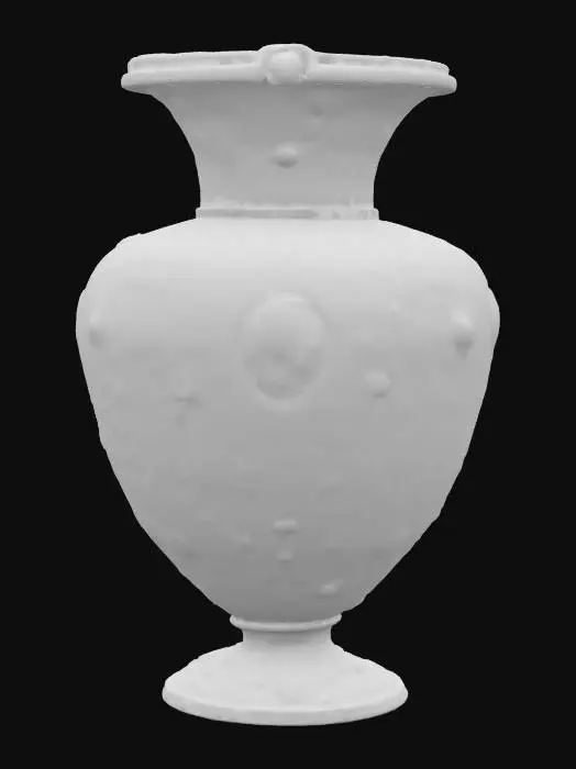 3D model for Ornate glass Victorian vase, Fantasy, Gemstone, Highly Detailed, Ultra Realistic