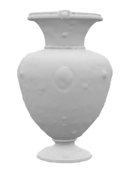 3D model for Ornate glass Victorian vase, Fantasy, Gemstone, Highly Detailed, Ultra Realistic