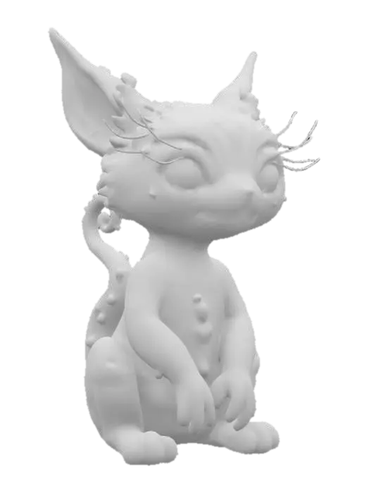 3D model for Ornate glass Victorian figurine, Fantasy, Gemstone, Highly Detailed, Ultra Realistic