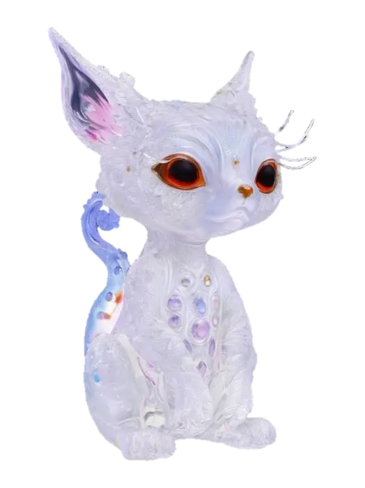 3D model for Ornate glass Victorian figurine, Fantasy, Gemstone, Highly Detailed, Ultra Realistic