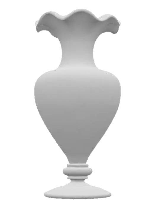 3D model for Ornate glass Victorian vase, Fantasy, Gemstone, Highly Detailed, Ultra Realistic