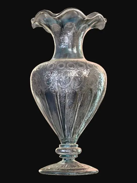 3D model for Ornate glass Victorian vase, Fantasy, Gemstone, Highly Detailed, Ultra Realistic