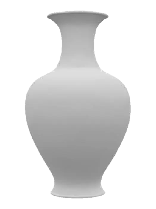 3D model for high gloss colorful pottery