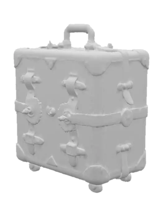 3D model for steampunk suitcase