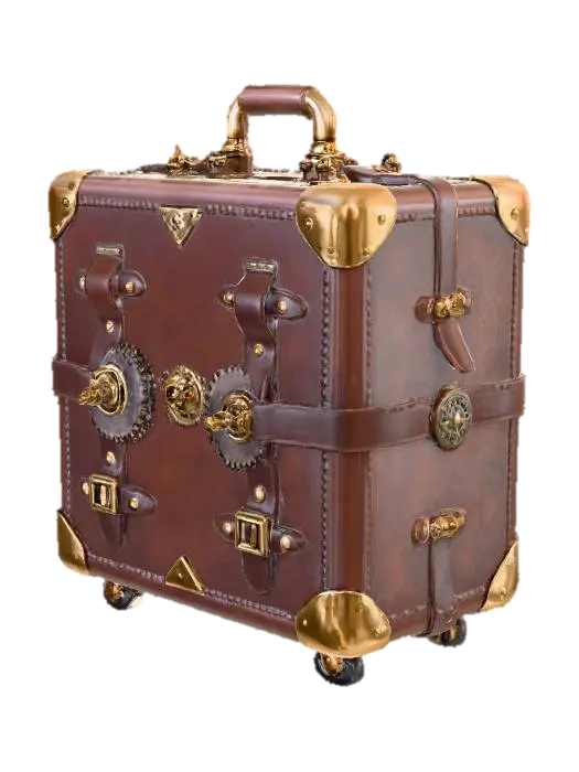 3D model for steampunk suitcase