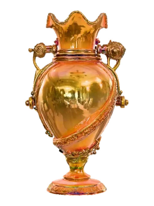 3D model for steampunk vase, carnival glass