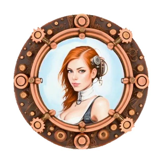 3D model for steampunk picture frame