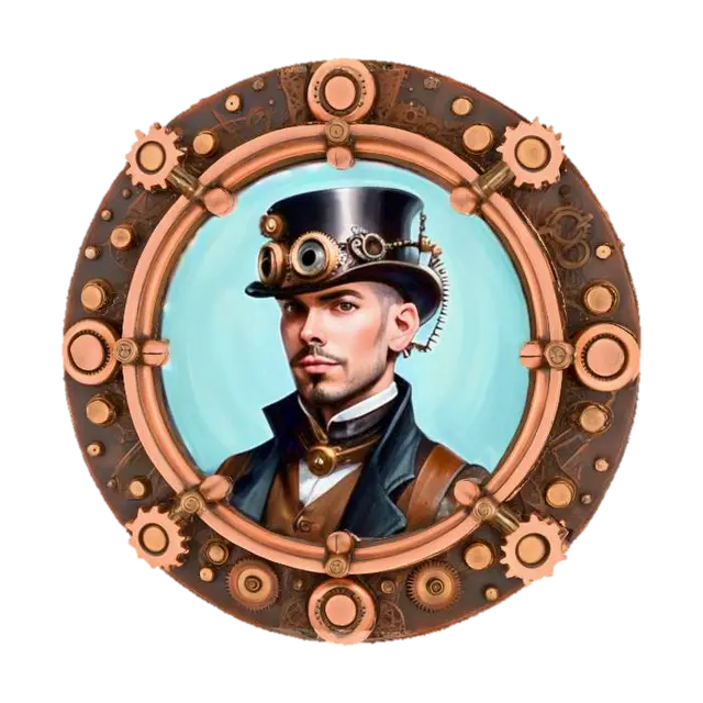 3D model for steampunk picture frame