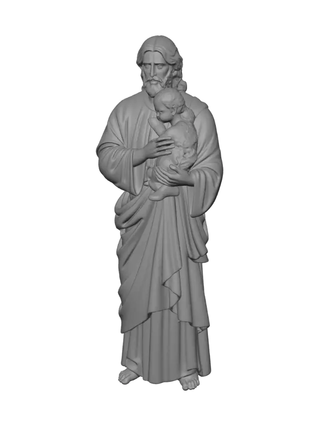3D model for Saint Joseph and the Christ Child