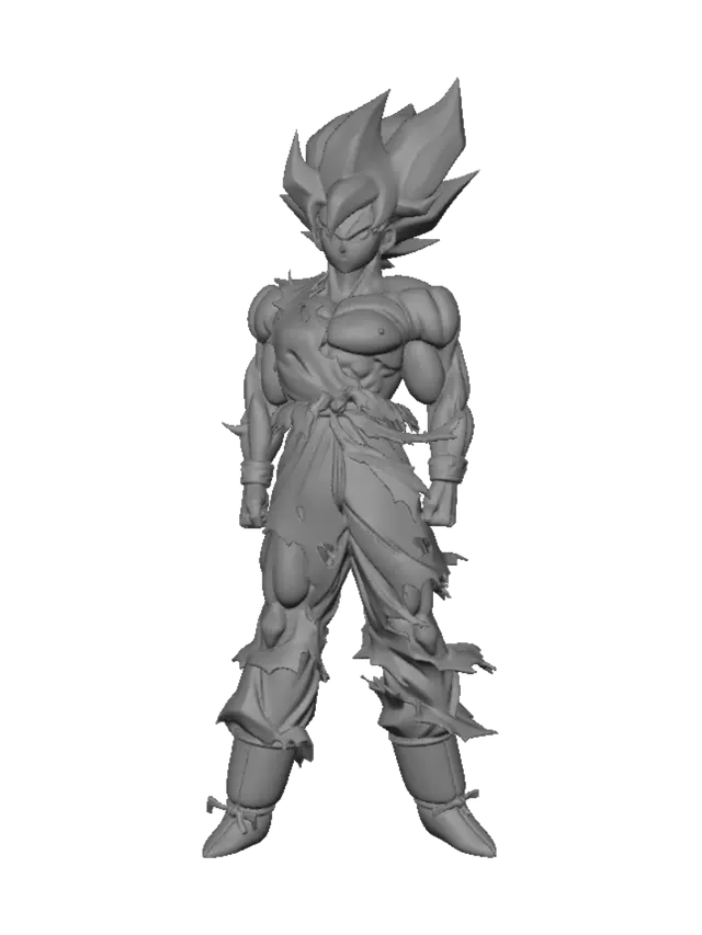 3D model for Super Saiyan Goku