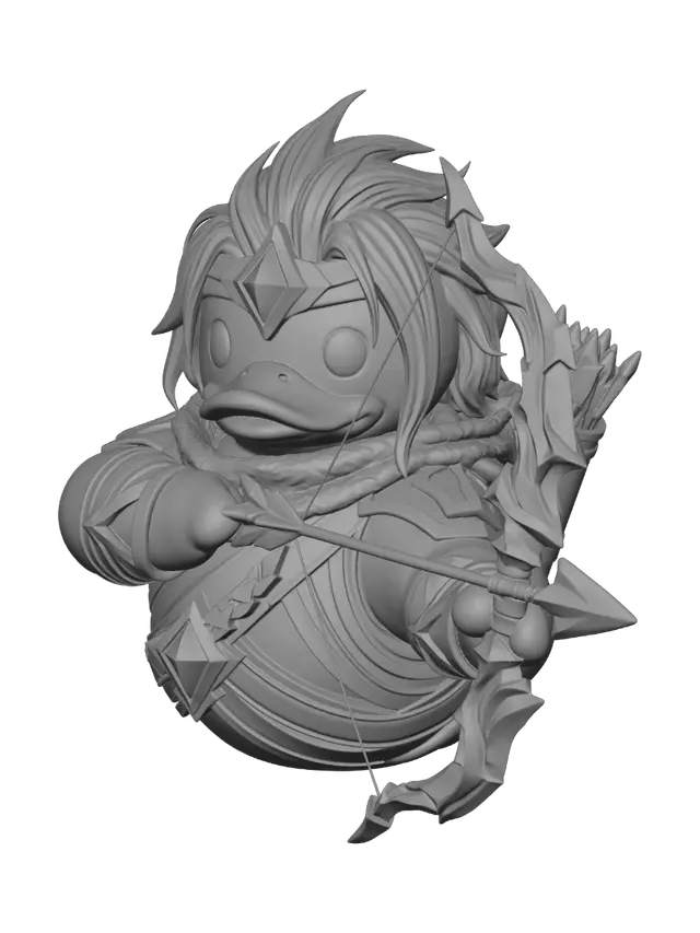 3D model for Shadow Archer Duck