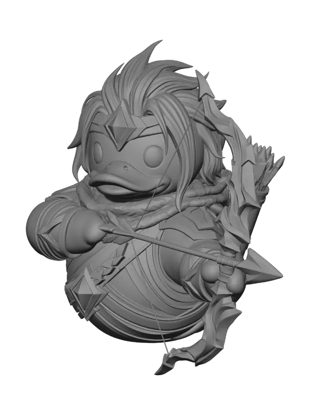 3D model for Shadow Archer Duck