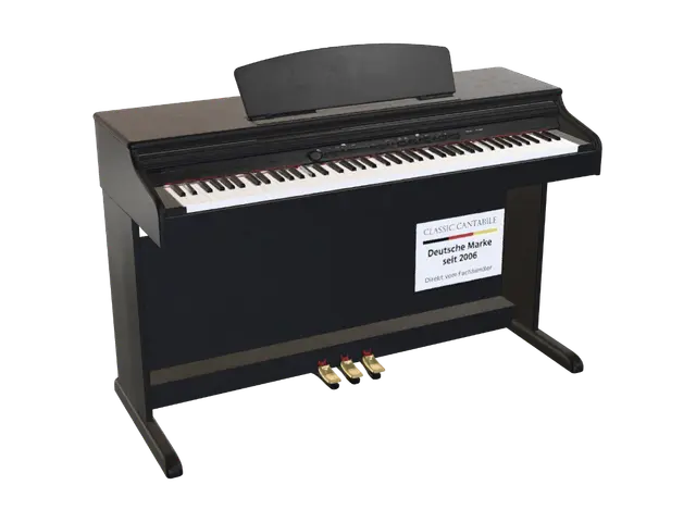 Black Digital Piano on Stand - Keyboard 3D model, vytvořený pomocí AI