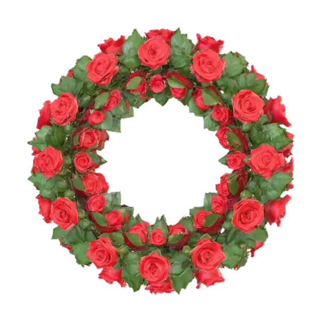 3D model for Generate a rose wreath