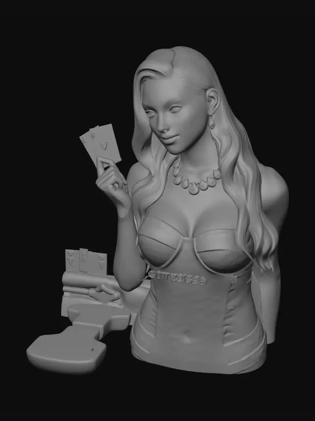 3D model for Glamour Card Trick