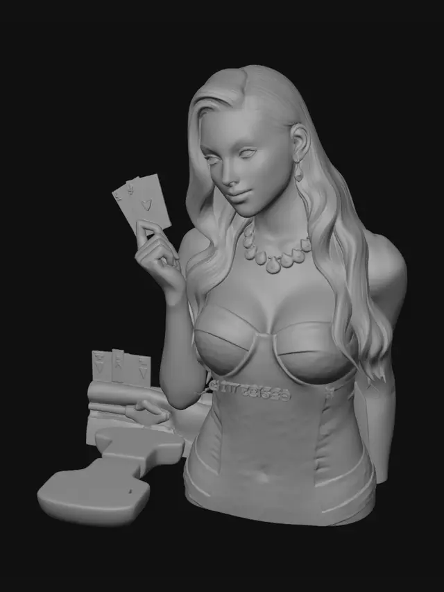 3D model for Glamour Card Trick