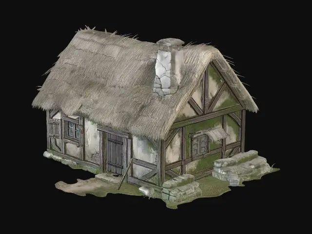 3D model for medieval farmer's house
