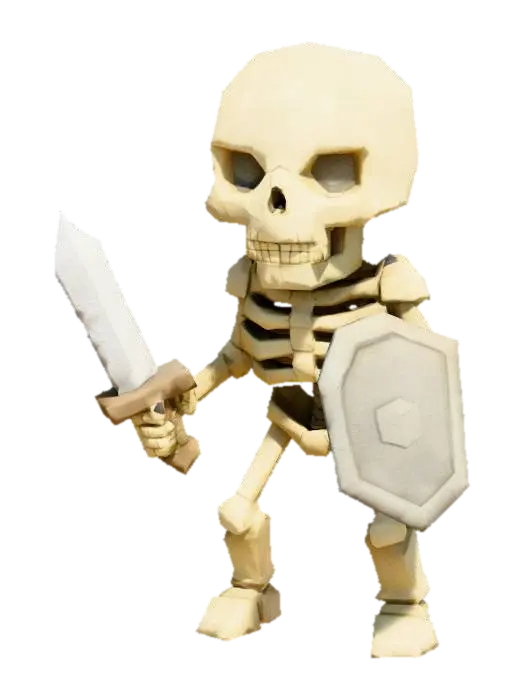 3D model for Skeleton Warrior