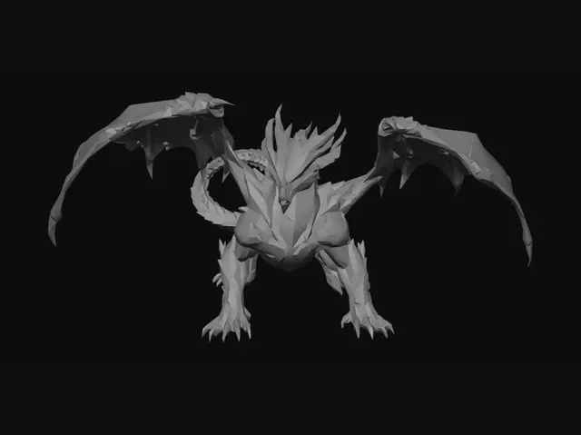 3D model for Runic Shadowwyrm