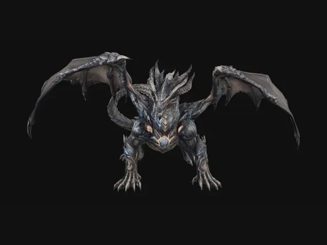 3D model for Runic Shadowwyrm