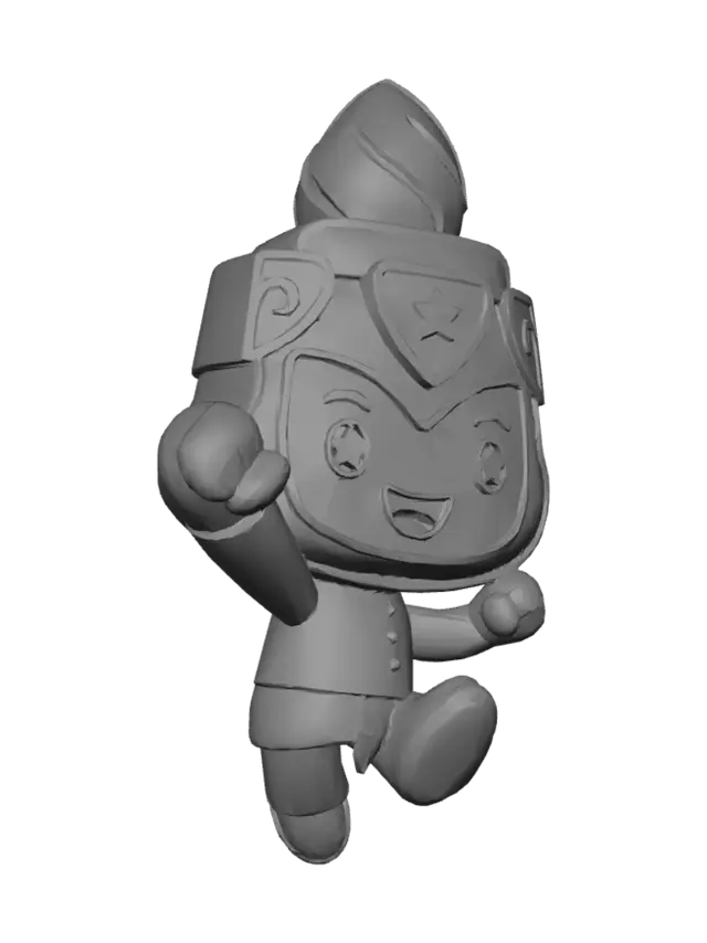 3D model for Emerald Leaf Warrior