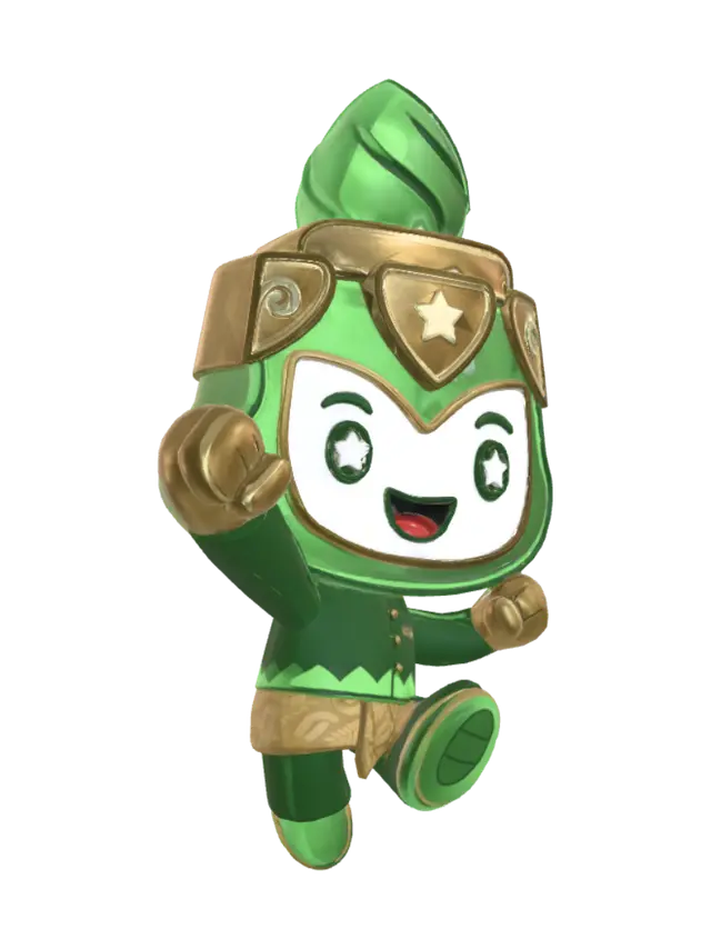 3D model for Emerald Leaf Warrior