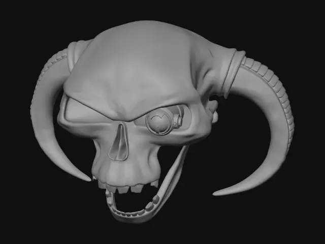 3D model for Crimson-Eyed Skull
