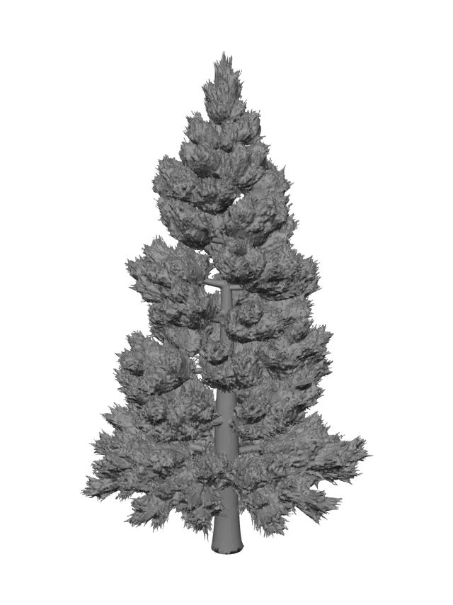 3D model for Stylized Pinetree