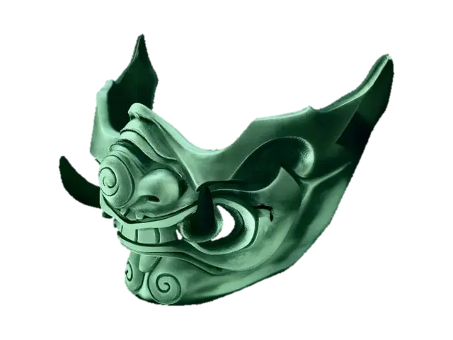 Oni Mask - Cosplay 3D model, AI generated