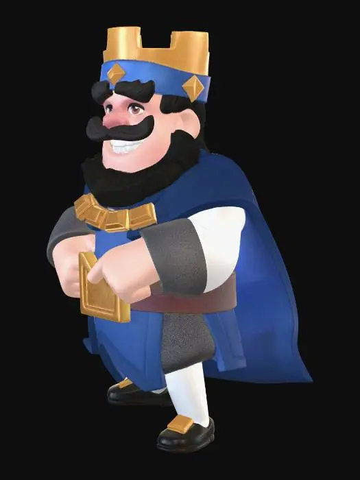 3D model for Clash Royale King