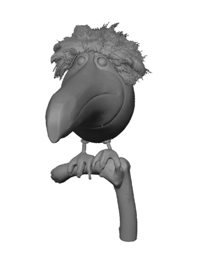 3D model for Curious Beak