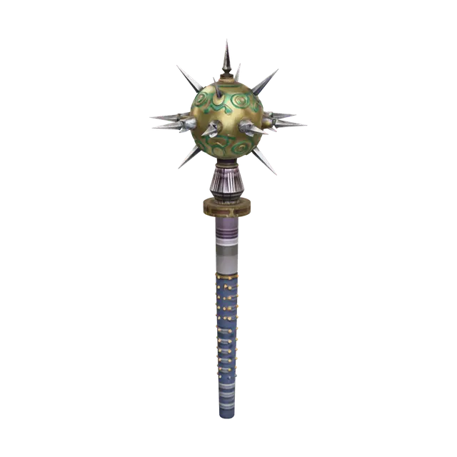 3D model for Stylized Morning Star Weapon