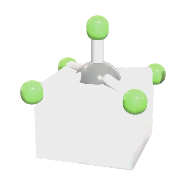 3D model for Stylized Trigonal Bipyramidal