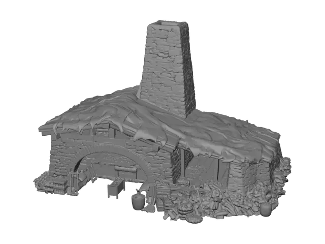 3D model for Ancient Stone Forge