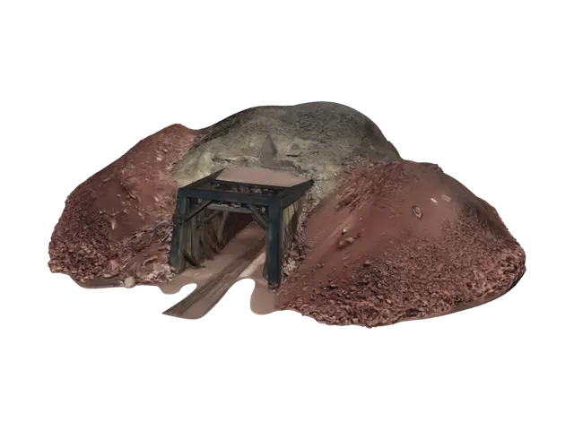 3D model for Red Ore Mine Entrance