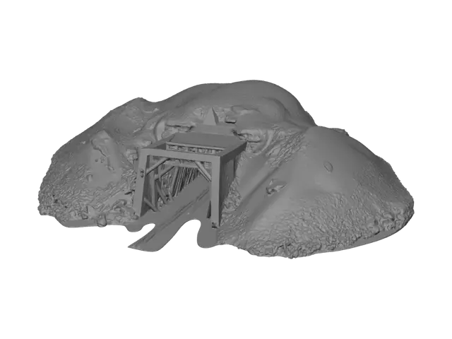 3D model for Red Ore Mine Entrance