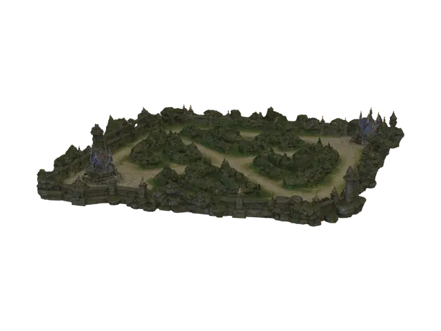 3D model for Crystal Labyrinth Arena