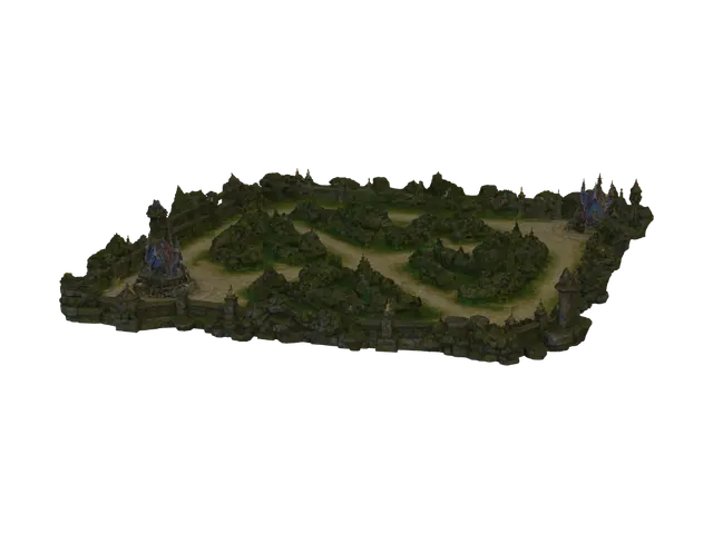 3D model for Crystal Labyrinth Arena