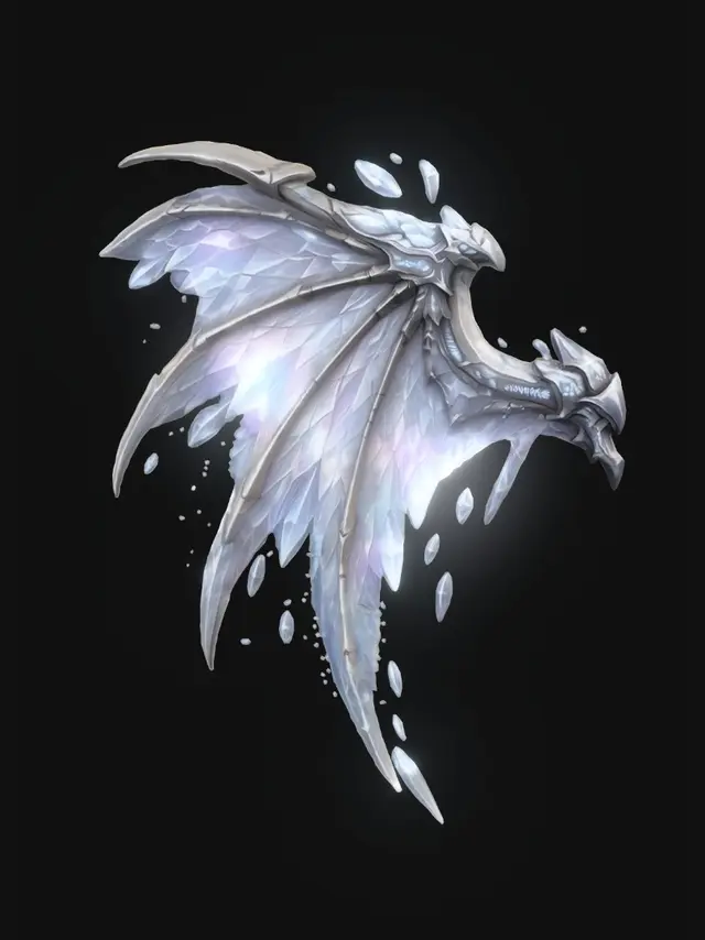 3D model for Crystalwing Dragon