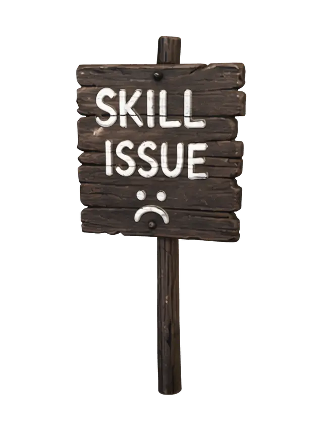 3D model for Skill Issue