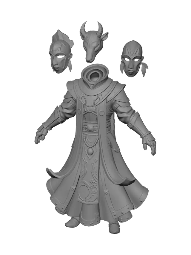 3D model for The Maskbound Magus
