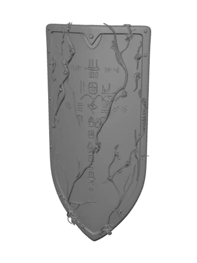 3D model for Verdant Runic Shield