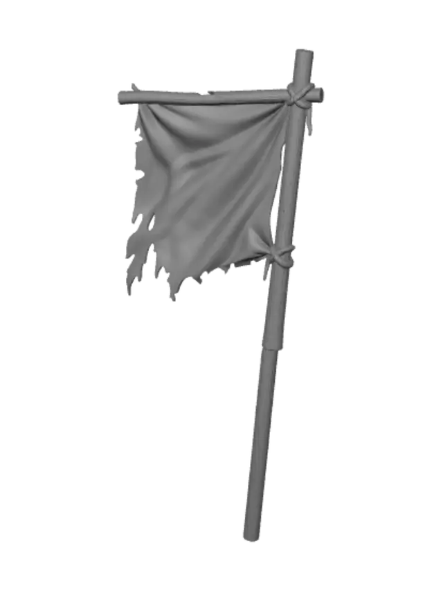 3D model for Tattered Bozo Sign