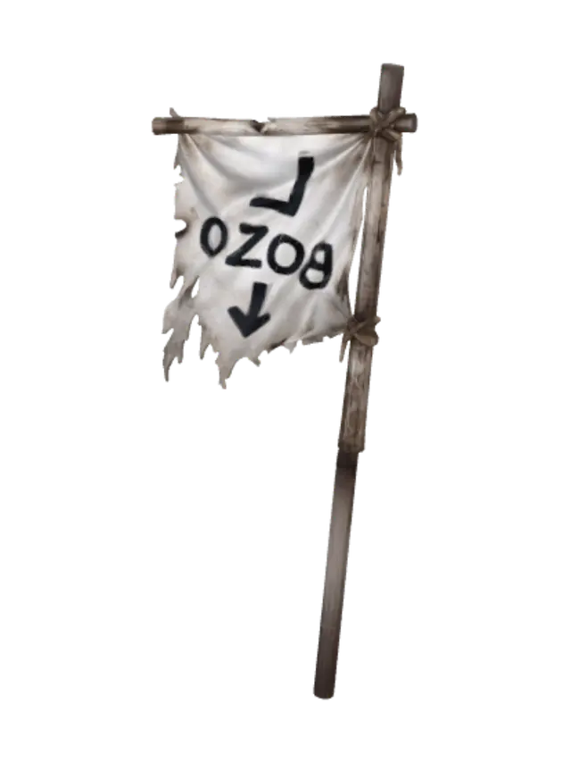3D model for Tattered Bozo Sign