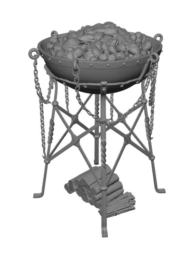 3D model for Iron Fire Brazier